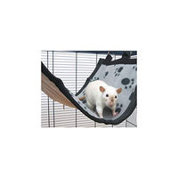 Produktbild von Savic Relax de Luxe Flache Hängematte aus Fleece für Ratten und Frettchen Bunt 31 x 44 cm