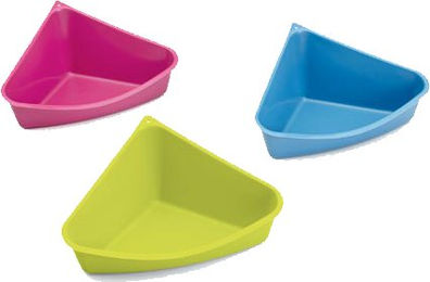 Savic Rody Ecktoilette für Kaninchen und Frettchen aus Kunststoff in Blau – Bild 1 von 2