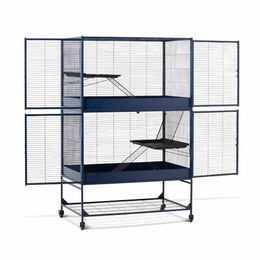 Savic Royal Suite 100 Ergänzungselement Kleintierkäfig für Ratten, Frettchen und Chinchillas in Blau – Bild 1 von 8