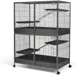 Savic Royal Suite XL Kleintierkäfig Erweiterung für Frettchen Ratten und Chinchillas in Schwarz und Grau – Bild 1 von 4