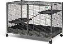 Savic Royal Suite XL Nagerkäfig für Frettchen Ratten und Chinchillas in Schwarz aus Metall – Bild 1 von 4