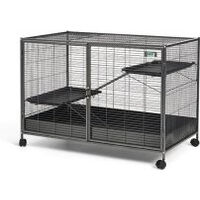 Produktbild von Savic Royal Suite XL Nagerkäfig für Frettchen Ratten und Chinchillas in Schwarz aus Metall