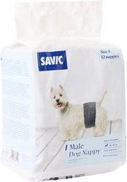 Produktbild von Savic Rüdenwindeln Größe S für Hunde 24 Stück
