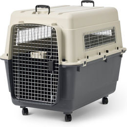 Savic Transportbox Feria Andes XL mit Rollen für große Rassen IATA-konform anthrazit/beige – Bild 1 von 1