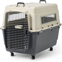 Produktbild von Savic Transportbox Feria Andes XL mit Rollen für große Rassen IATA-konform anthrazit/beige