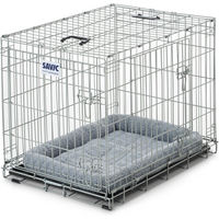 Produktbild von Savic Transportbox für Hunde in Grau und Silber aus Metall Größe L
