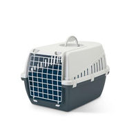 Produktbild von Savic Trotter 2 Transportbox für kleine Tiere aus Kunststoff in Grau Größe L