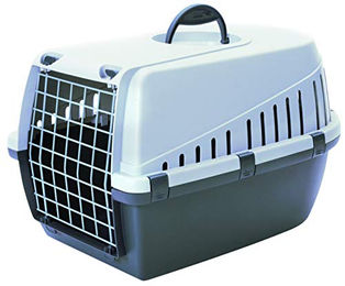 Produktbild von Savic Trotter 3 Transportbox aus Kunststoff in Anthrazit/Grau - 2 kg