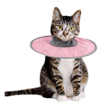 Produktbild von SAVITA Schutzkragen für Katzen Rosa Verstellbares Wasserdichtes Genesungshalsband für Adult Katzen