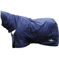 Produktbild von Saxon Defiant Combo-Kragen Pferdedecke Marineblau Weiß 183cm
