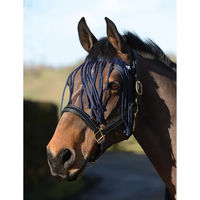 Produktbild von Saxon Essential Fly Fringe Halfter für Ponys in Blau