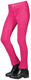 Produktbild von Saxon Kids Warm Up Jodhpurs Reithose aus Baumwolle Rosa 26 inch