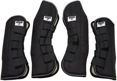 Saxon Neopren-Gamaschen Travel Boots aus Nylon für Pferde Vollblut – Bild 1 von 2