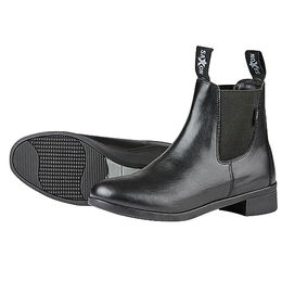 Produktbild von Saxon Syntovia Kinder-Reitstiefel Jodhpur aus Kunstleder Schwarz Größe 32 EU