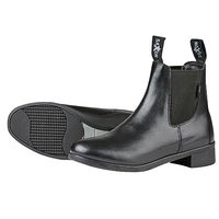 Produktbild von Saxon Syntovia Kinder-Reitstiefel Jodhpur aus Kunstleder Schwarz Größe 32 EU