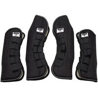 Produktbild von Saxon Travel Boots Gamaschen für Pferde aus Nylon in Schwarz