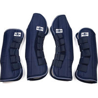 Produktbild von Saxon Travel Boots Gamaschen für Ponys aus Nylon in Blau