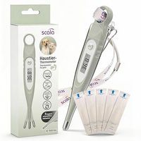 Produktbild von scala SC 1505 flex Haustierthermometer mit flexibler Spitze für Hund und Katze inklusive 5 Hygieneschutzhüllen