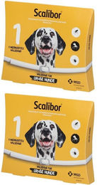 Produktbild von Scalibor Protectorband Halsband weiß wasserfest für Hunde 65 cm