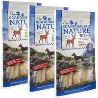 Produktbild von Scandinavian Nature Dogs Kausticks mit Hirsch für Hunde, getreidefrei und glutenfrei, 3x 45g