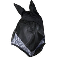Produktbild von Scanhorse Fliegenmaske Anti-UV für Warmblut in Schwarz und Bunt