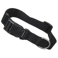 Produktbild von Scarlet Bijoux Hundehalsband Universal aus Nylon mit Klickverschluss Schwarz Größe S
