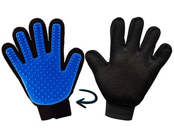 Scarlet Pet Fellpflegehandschuh Gentle Touch Blau zur Haarentfernung und Massage für Haustiere – Bild 1 von 5