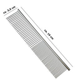 Produktbild von Scarlet Pet Fellpflegekamm Fury aus Edelstahl für Hunde und Katzen 19 cm