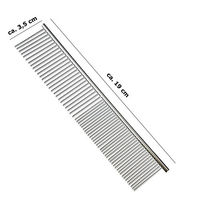 Produktbild von Scarlet Pet Fellpflegekamm Fury aus Edelstahl für Hunde und Katzen 19 cm