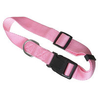 Produktbild von Scarlet Pet Hundehalsband Universal aus Nylon mit Klickverschluss und Längenverstellung Pink Größe S