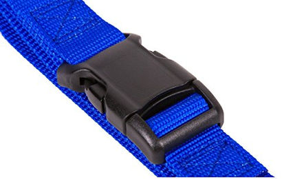 Scarlet Pet Hundehalsband Universal aus Nylon mit Klickverschluss und Längenverstellung Rot Größe S – Bild 1 von 3