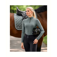 Produktbild von Schabracke Cavallo für Warmblut in Grün und Grau aus Polyester