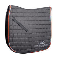 Produktbild von Schabracke Schockemöhle Sports SP Dynamite II Dressur aus Baumwolle Grau mit Logo