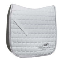 Produktbild von Schabracke Schockemöhle Sports SP Dynamite II Dressur aus Baumwolle Weiß mit Logo