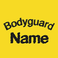 Produktbild von Schecker Besticktes Hundehalstuch Bodyguard mit individuellem Namen in Rot 35 cm