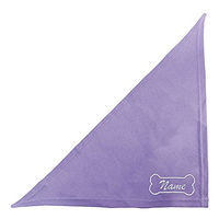 Produktbild von Schecker Besticktes Hundehalstuch mit Knochen-Motiv in Flieder 50 cm - 50 cm