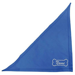 Produktbild von Schecker Besticktes Hundehalstuch mit Knochen-Motiv in Royalblau 35 cm - 35 cm