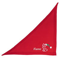 Produktbild von Schecker Besticktes Weihnachts Hundehalstuch Rot 35 cm - 35 cm