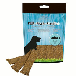 Schecker Dörrfisch PUR Dorsch Fisch Streifen 100g - 100 g – Bild 1 von 1