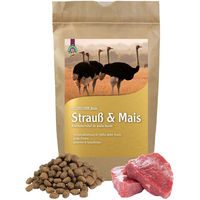 Produktbild von Schecker DOGREFORM Trockenfutter Strauß und Mais für erwachsene Hunde glutenfrei und hypoallergen 1,5 kg - 1,5 kg