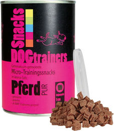 Schecker DOGTRAINERS Pferd PUR Belohnungssnack für Hunde getreidefrei und glutenfrei mit Monoprotein – Bild 1 von 4