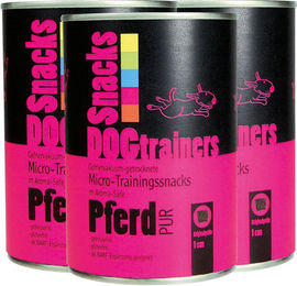 Schecker DOGTRAINERS Pferd PUR Belohnungssnack für Pferde getreidefrei glutenfrei monoprotein 330g – Bild 1 von 4