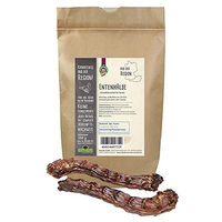 Produktbild von Schecker Dörrfleisch für Hunde Entenhälse Monoprotein ohne Zusätze 250g - 250 g