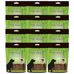 Schecker Dörrfleisch für Hunde Lamm 100% Pur getreidefrei monoprotein 12 x 100 g - 12 x 100 g – Bild 1 von 4