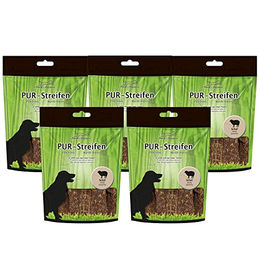 Schecker Dörrfleisch für Hunde Schaf getreidefrei und monoprotein 500g - 5 x 100 g – Bild 1 von 4