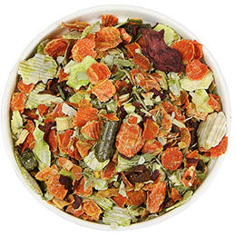 Schecker Ergänzungsfuttermittel Gemüsegarten Mix Gemüseflocken getreidefrei vegan 1 kg - 1 kg – Bild 1 von 5