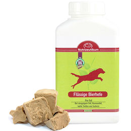 Produktbild von Schecker Flüssige Bierhefe Haut-Fell-Supplement für Hunde und Katzen 500 ml - 500 ml