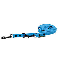 Produktbild von Schecker FOURSEASON Schleppleine aus Biothane für Hunde 2,50 m Blau wasserabweisend - 2,5 m