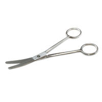 Produktbild von Schecker Gebogene Pfotenschere für Hunde aus Edelstahl klein in Silber - 1 Stk.
