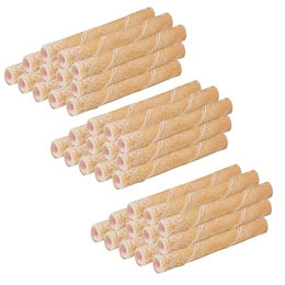 Schecker Gefüllte Kaurollen Büffelhaut mit Lachs für Hunde 3 x 264g - 3 x 264 g – Bild 1 von 4